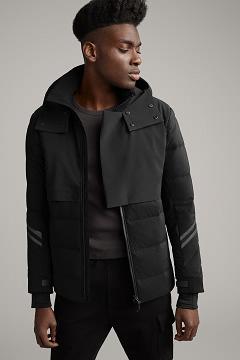 Chamarras Canada Goose Hombre Mexico - HyBridge Chaqueta De Plumas Black Label Negros XQ0146935